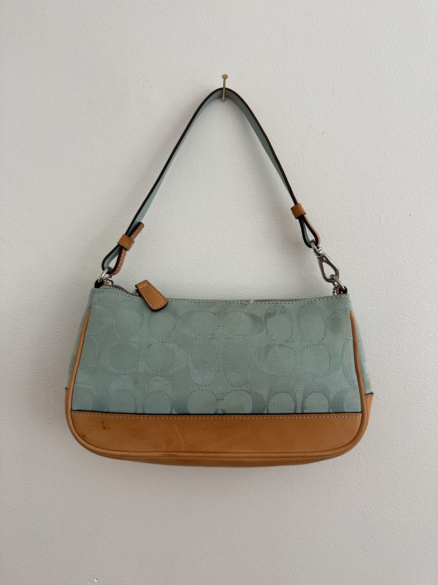 Coach Light Blue Demi Hamptons Bag