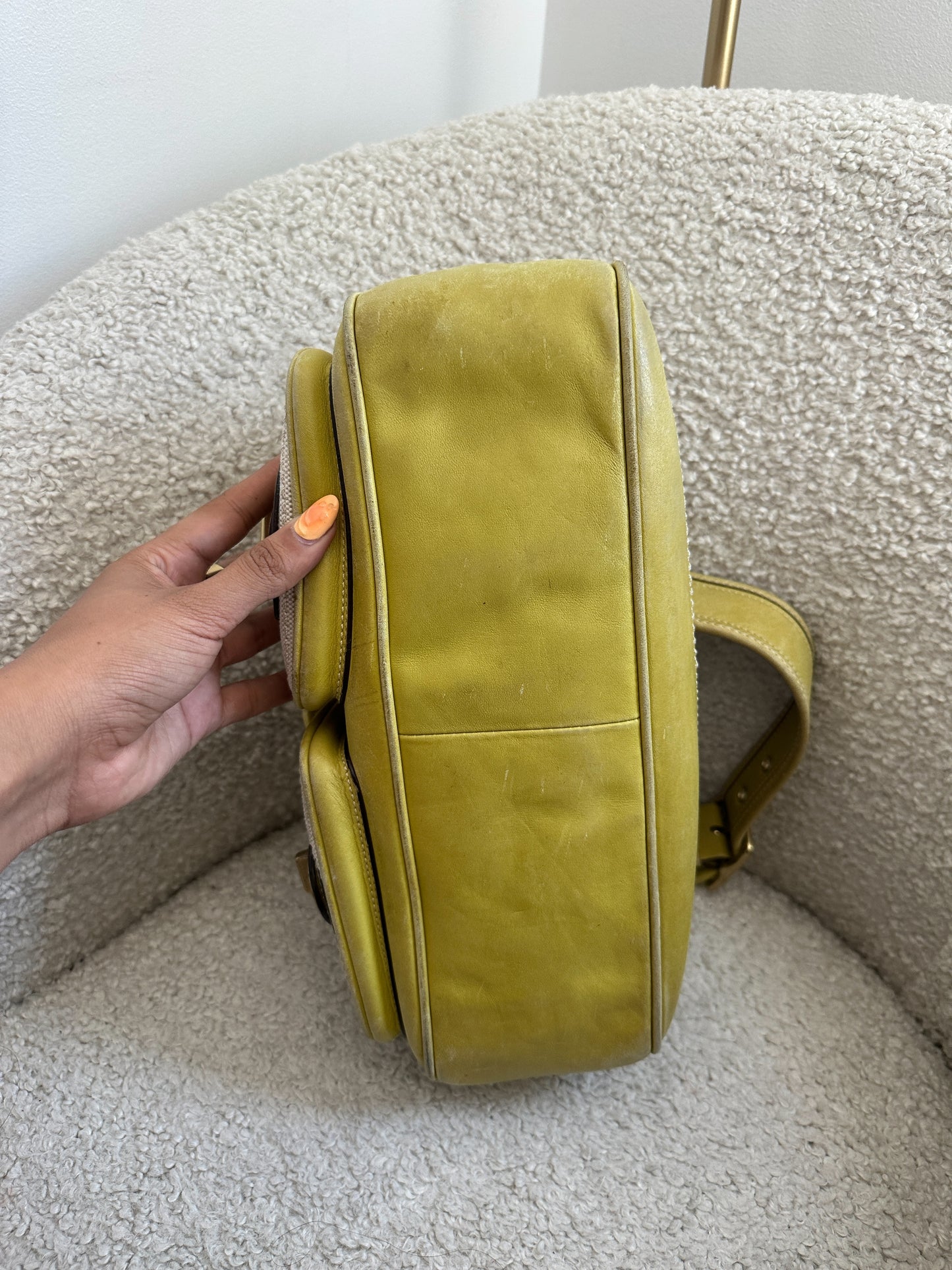 Coach Lime Green Legacy Turnlock Bag