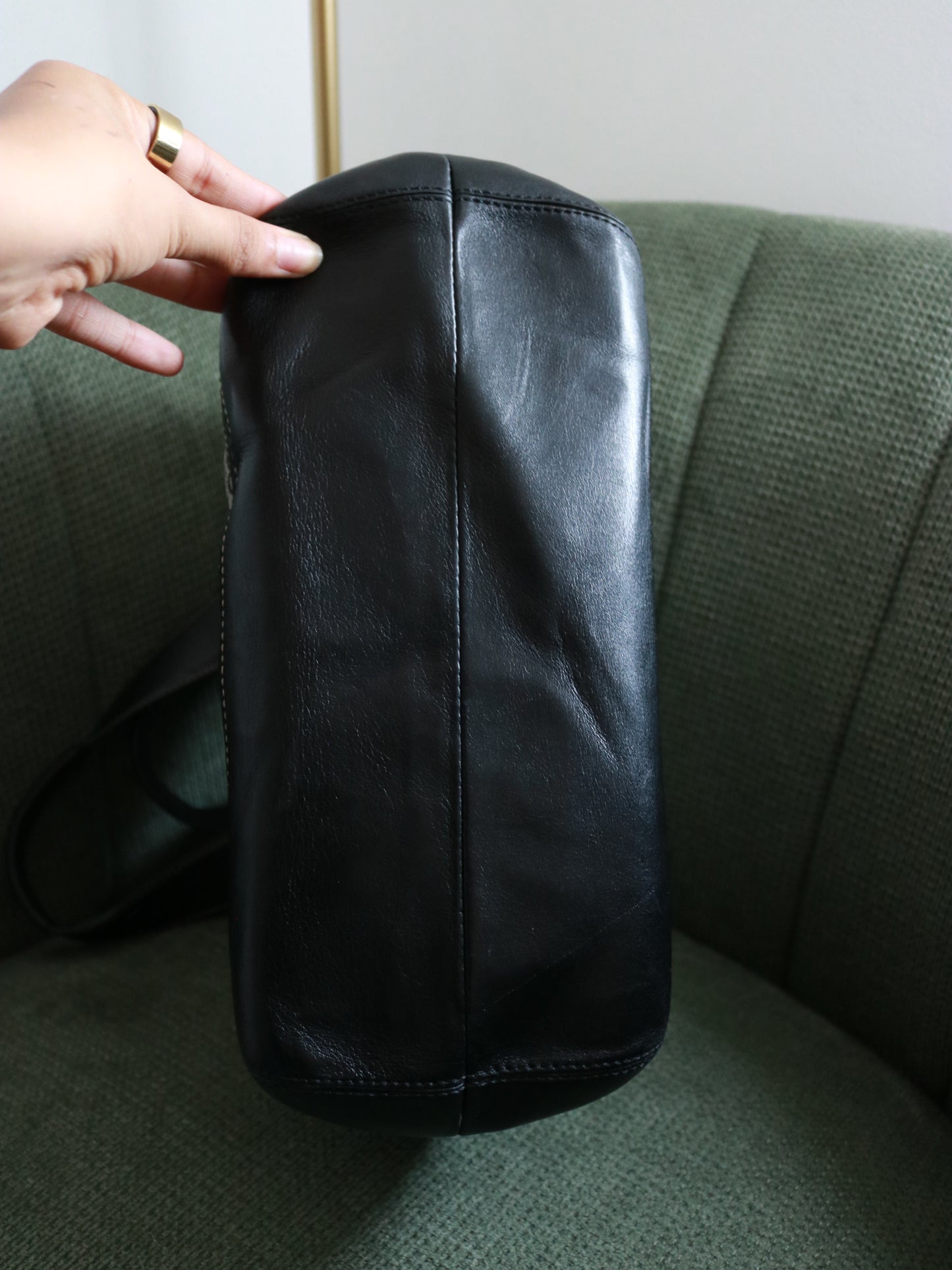 Coach Black Signature Mini Soho Tote