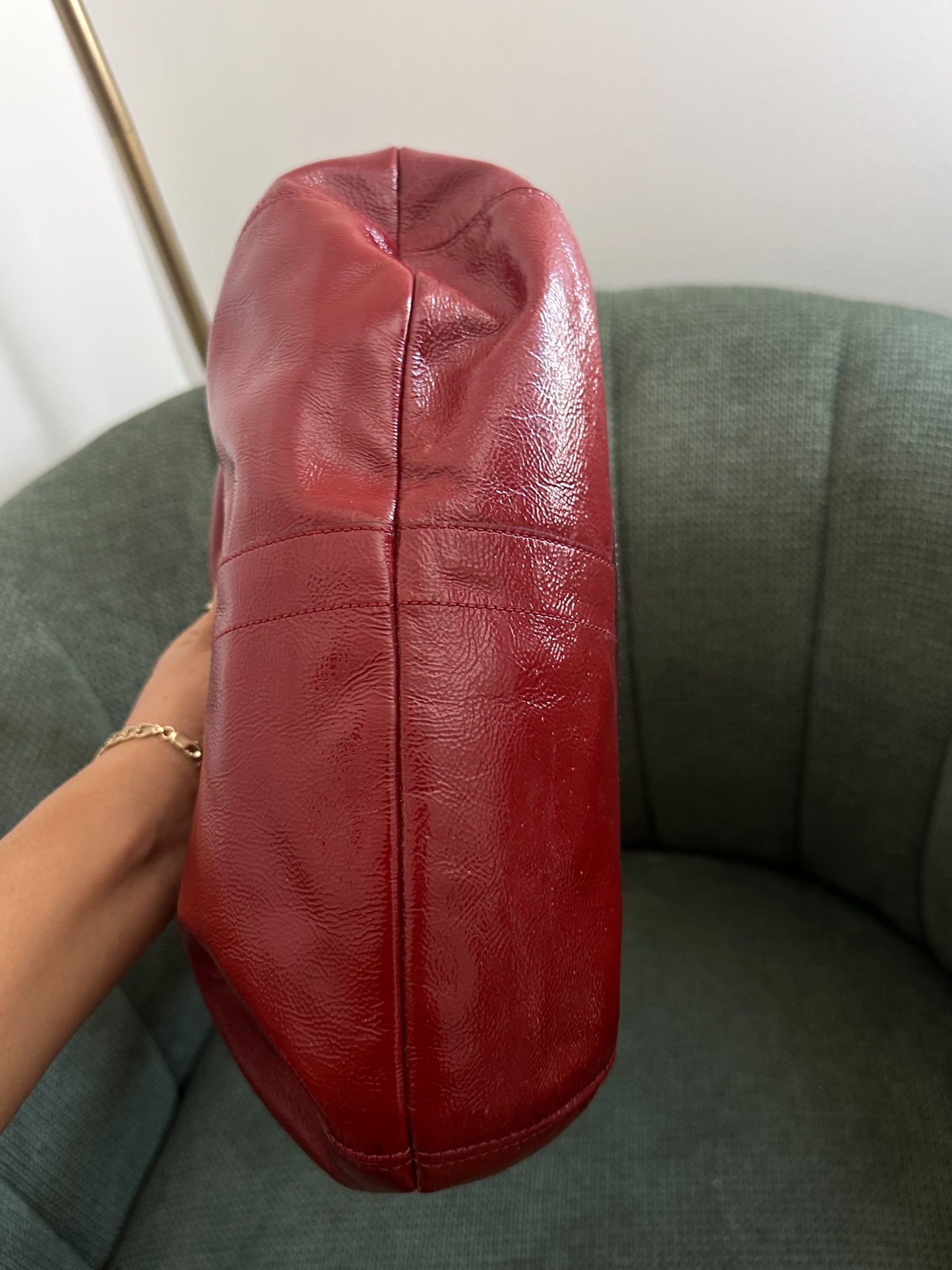Coach Red Patent Ergo Bag