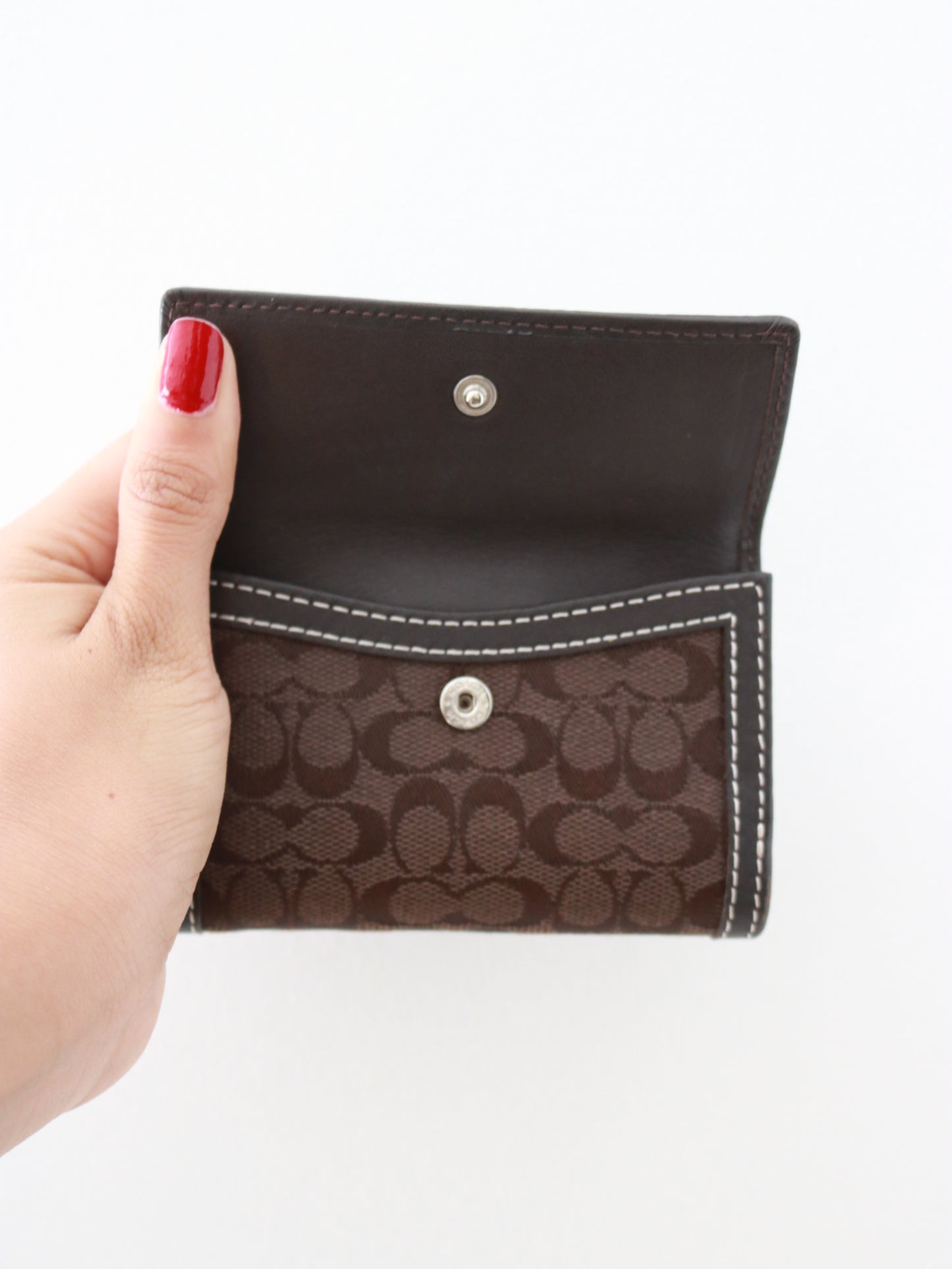 Coach Chocolate Brown Soho Signature Wallet