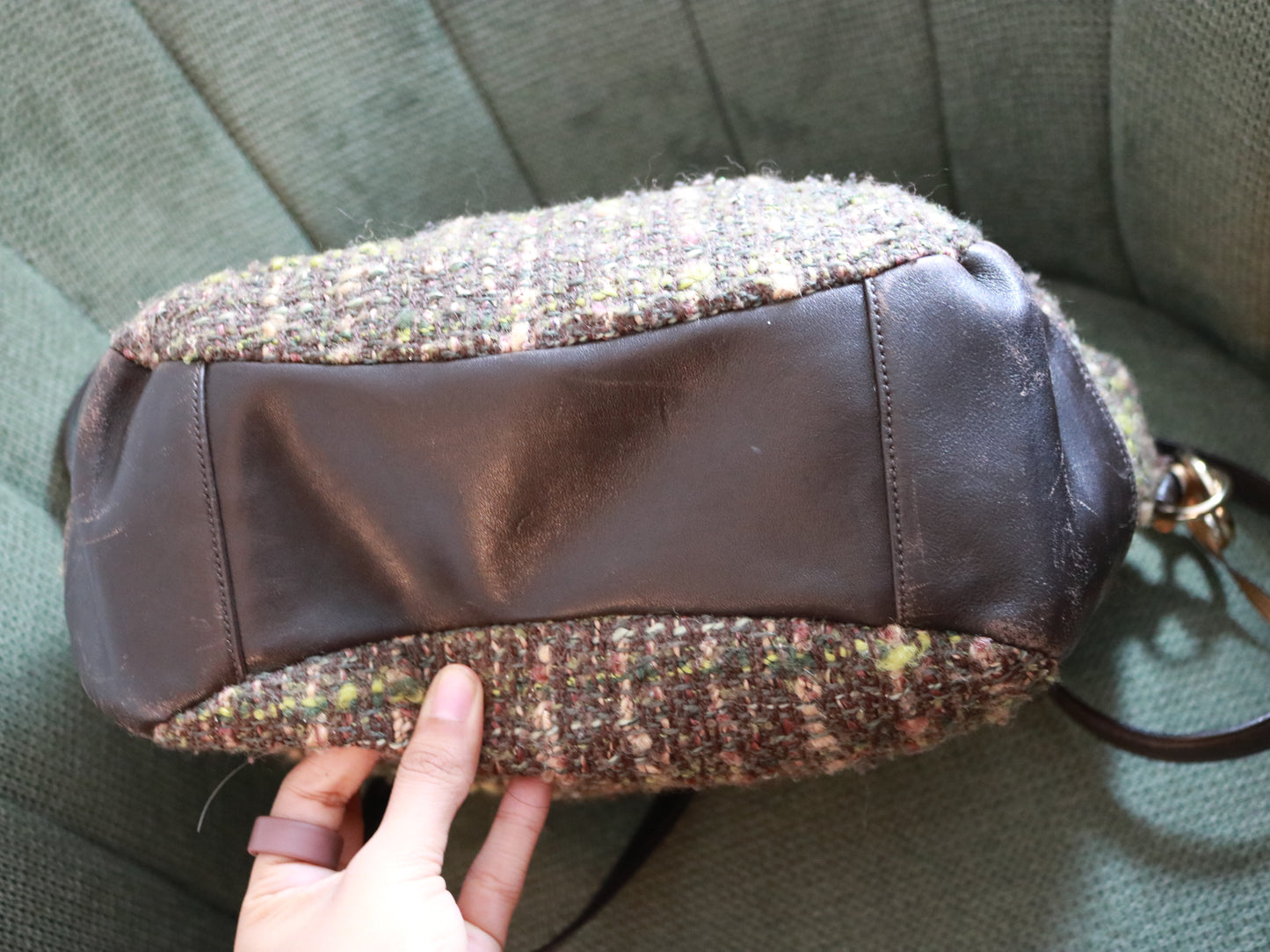 Rare Tweed Large Tote Bag