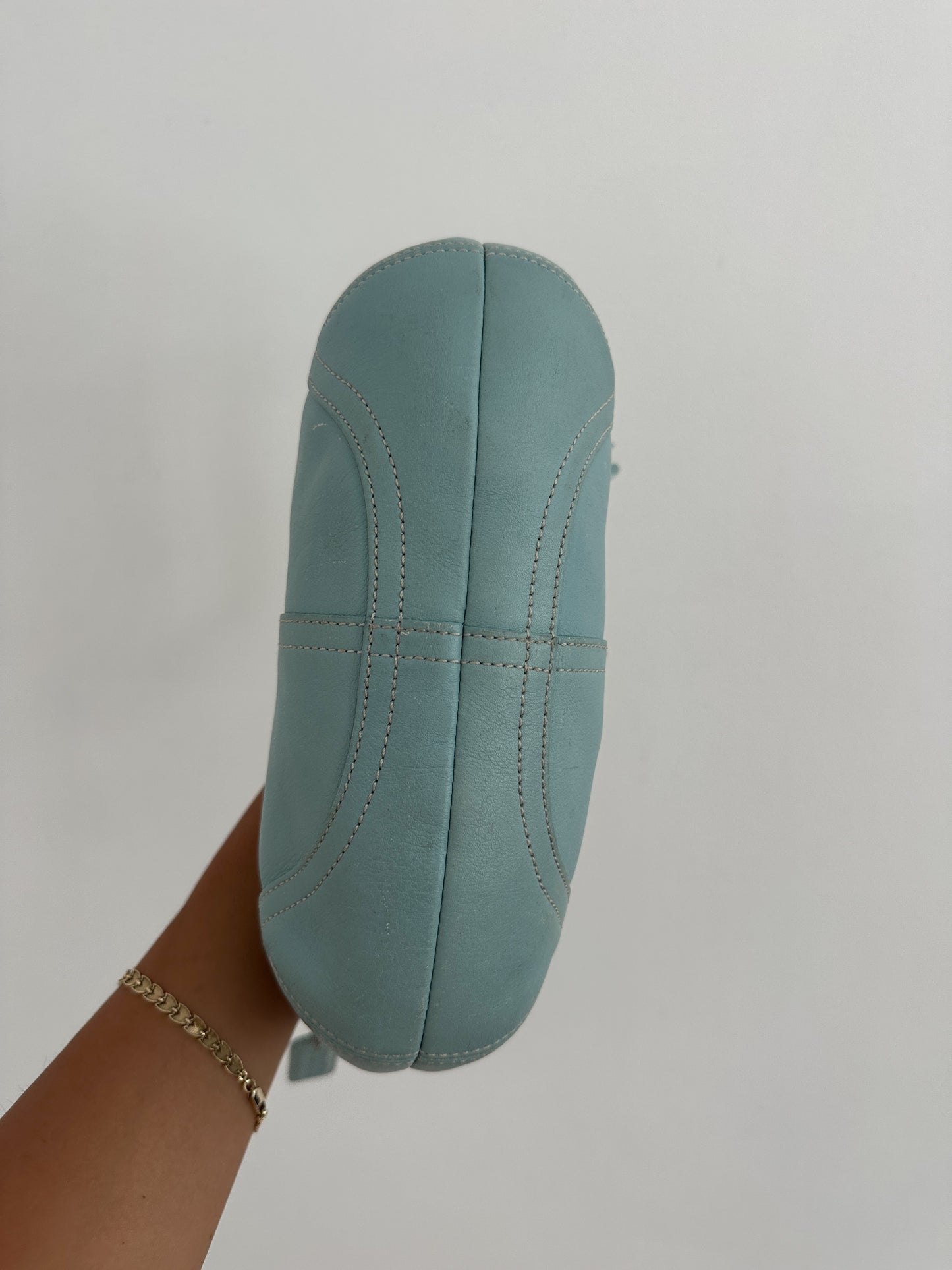Coach Blue Mini Hobo Bag