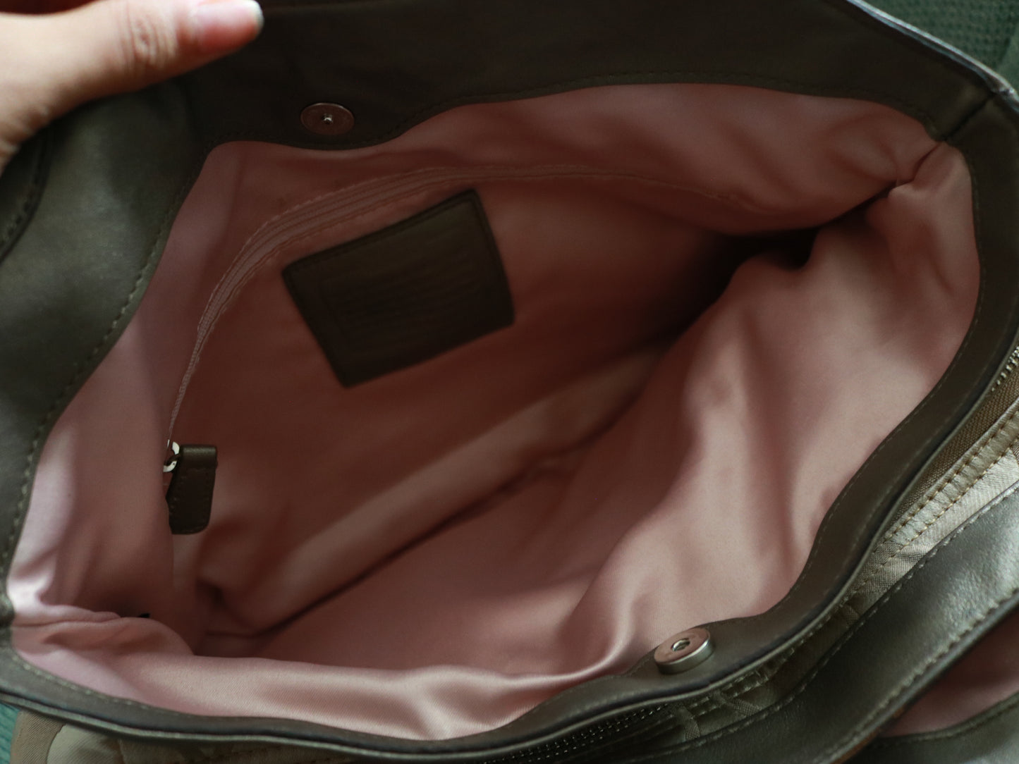 Coach Beige Lexi Tote Bag