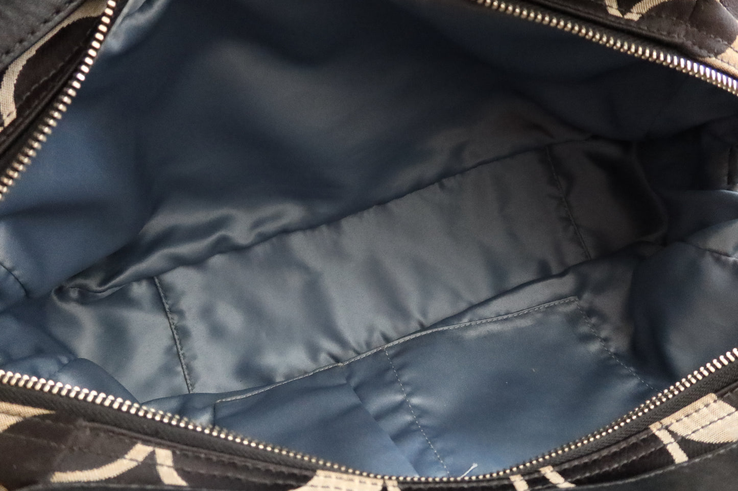 Coach Navy Blue Lexi Tote Bag