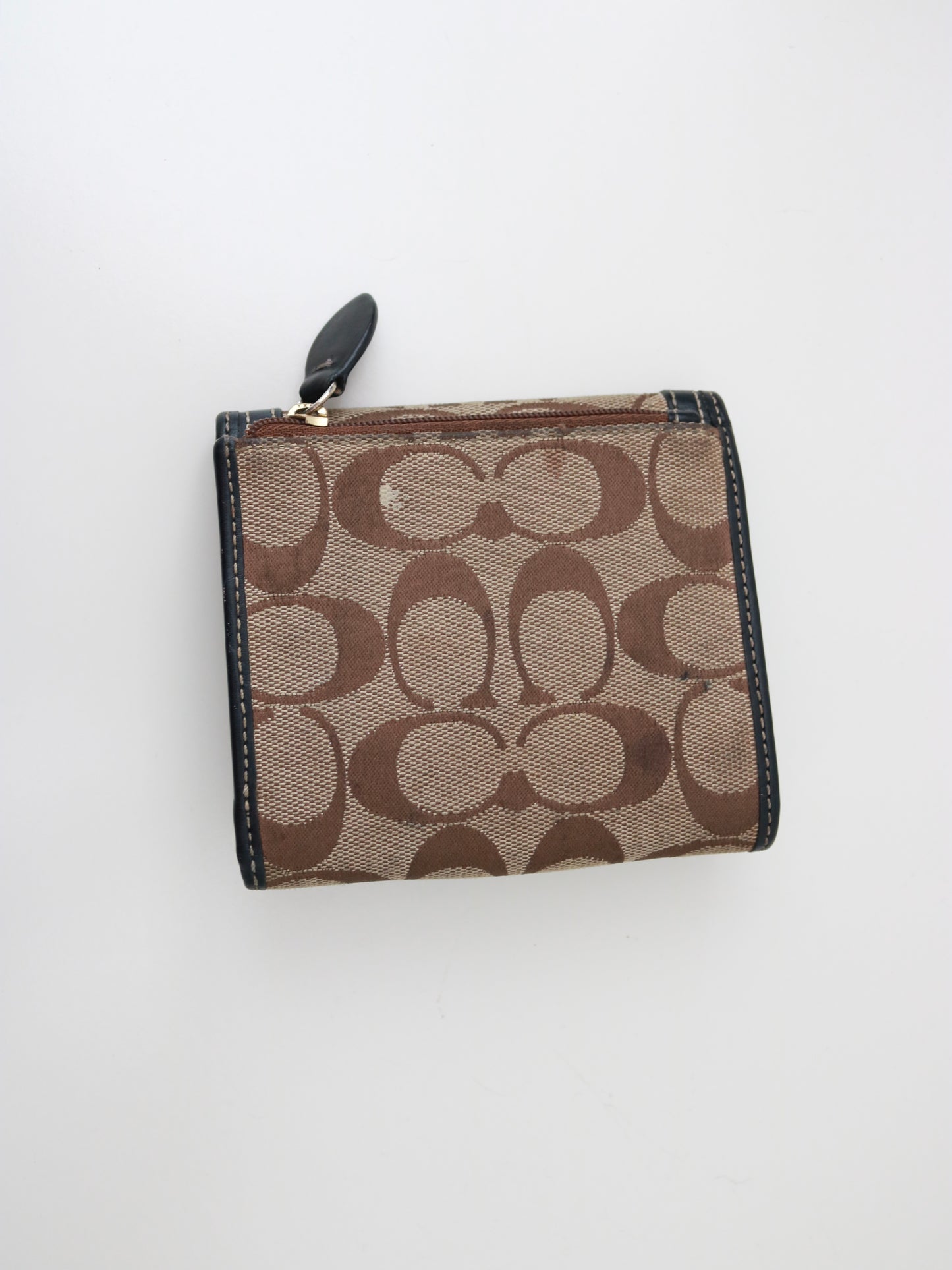 Coach Brown Legacy Signature Turnlock Wallet