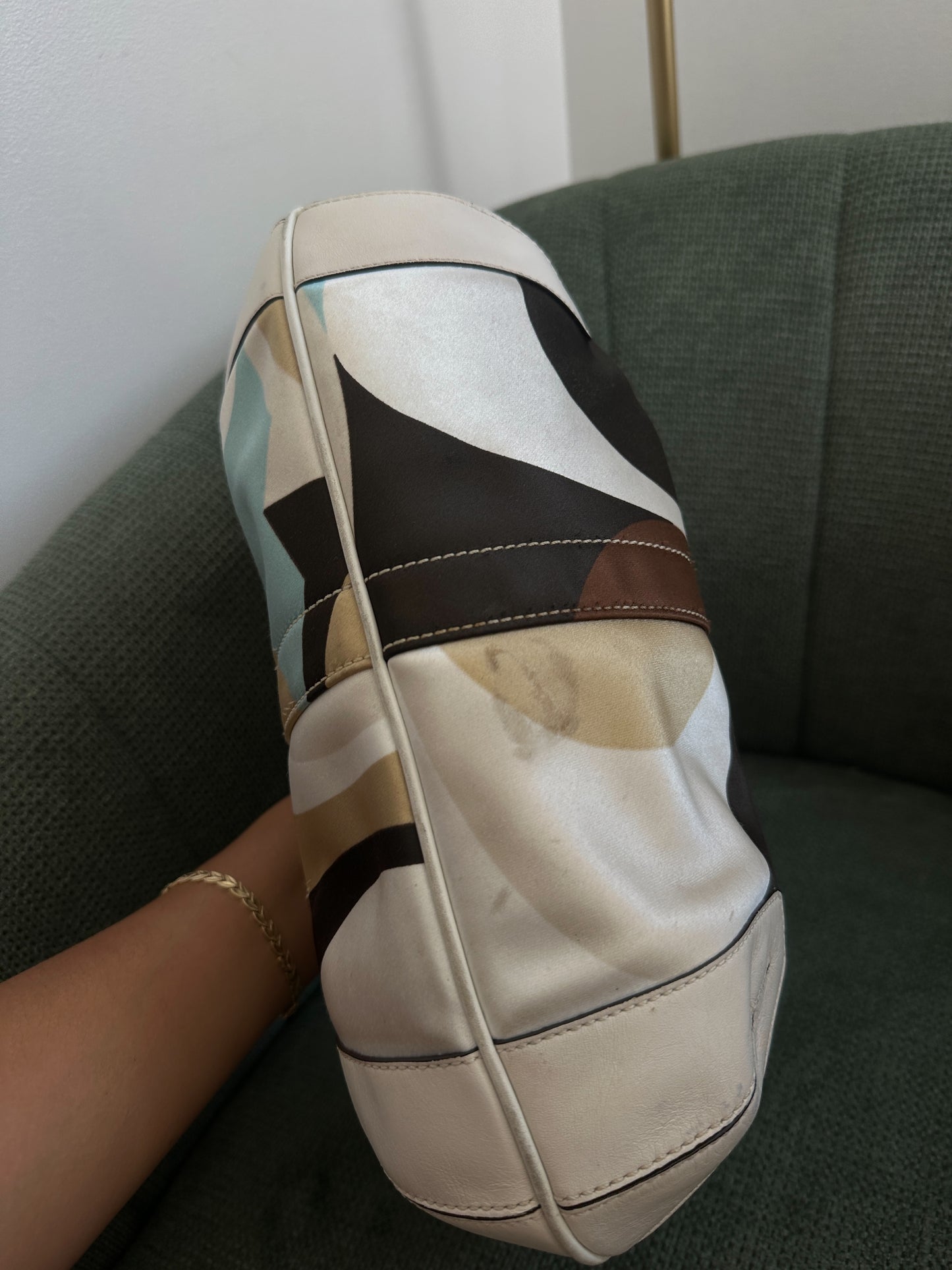 Coach Satin Multicolor Satin Ergo Bag