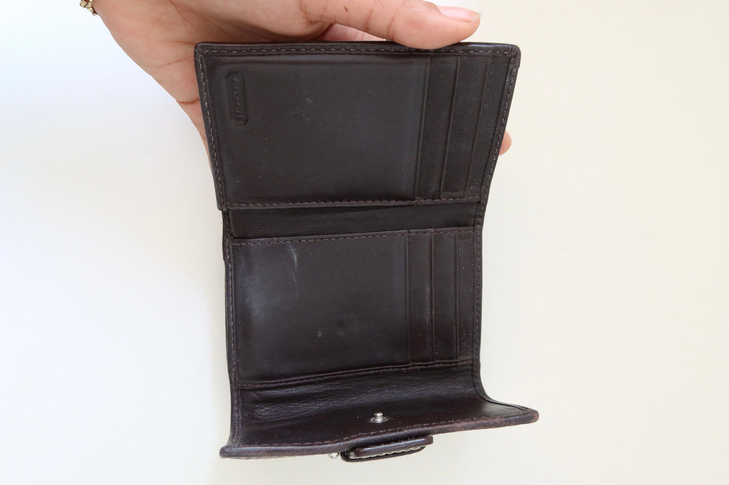 Coach Brown Soho Signature Wallet