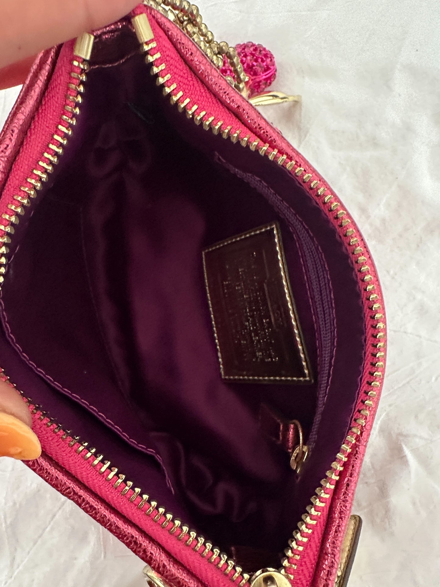 Rare Coach Pink Sequin Poppy Bag