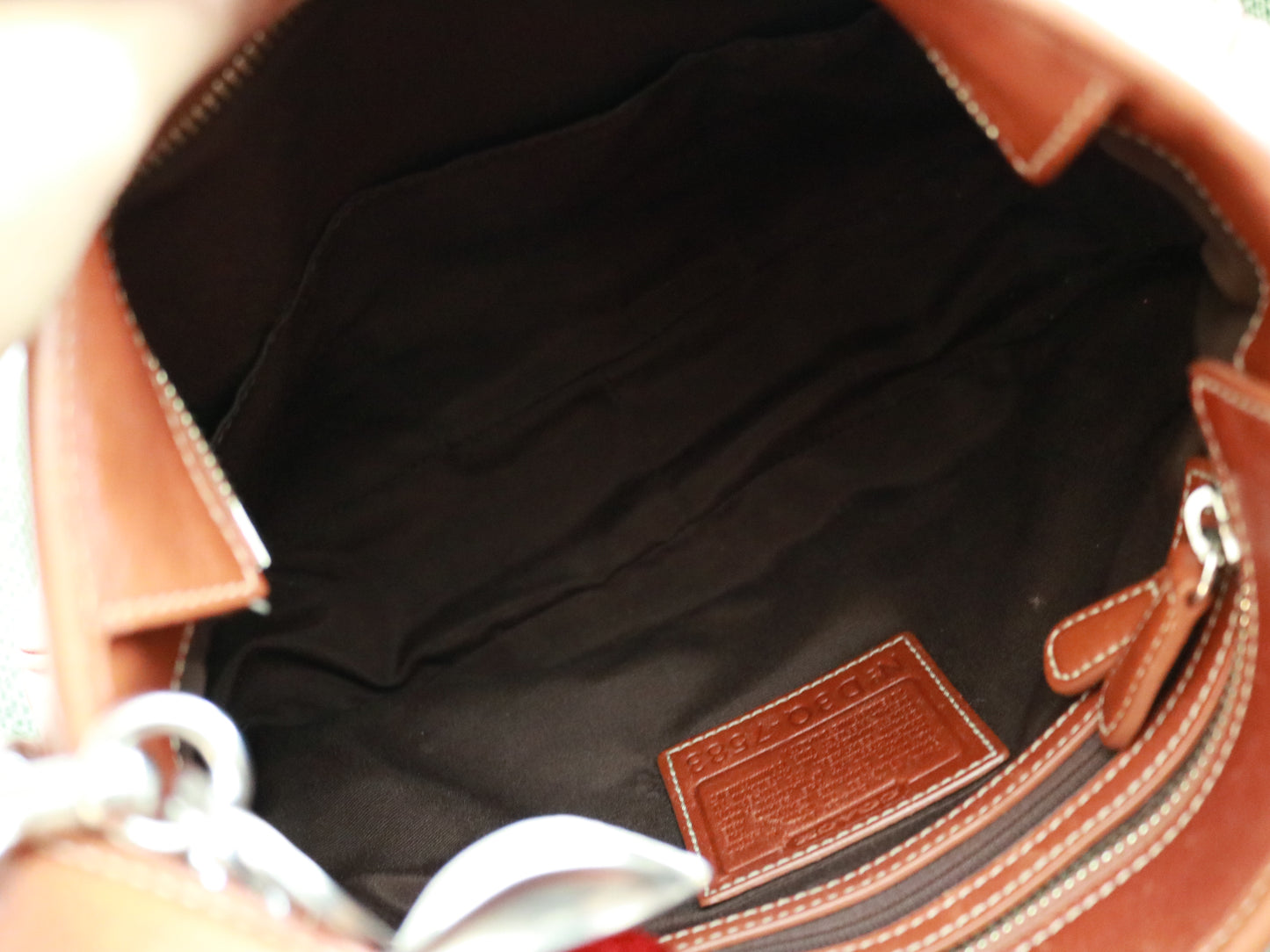 Coach Tan Hamptons Hobo Bag