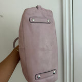 Lilac Coach Leather Sabrina Madison Bag