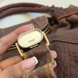 Brown Fendi Spy Shoulder Bag