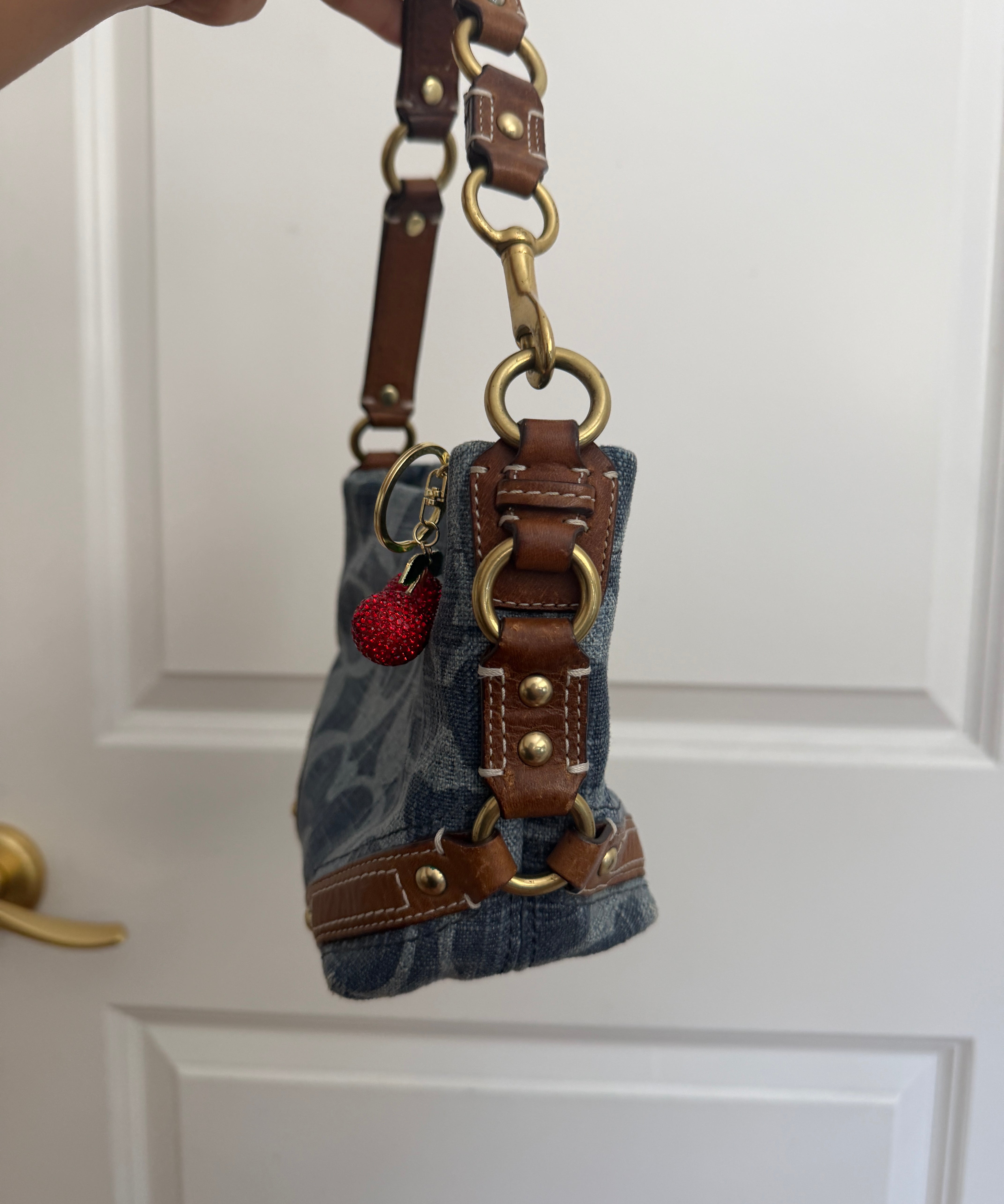 Rare Denim Canvas Small Carly Bag