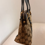 Brown Gucci Abbey Mini Tote Bag