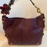 Coach Purple Leather Medium Carly Bag