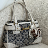 Coach Denim Hamptons Carry-All Bag