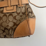 Coach Tan Signature Hamptons Carry-All Bag
