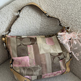 Coach Pink Patchwork Carly Bag