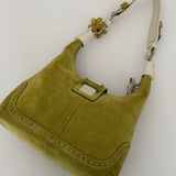 Coach Lime Hamptons Shoulder Bag