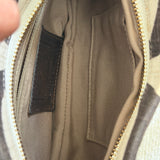 Rare Coach Cotton Monogram Mini Carly Bag