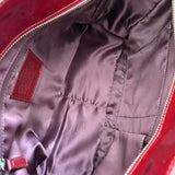 Coach Burgundy Patent Leather Tote Bag