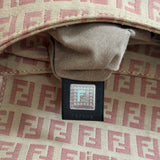 Pink Fendi Zucca Chef Shoulder Bag