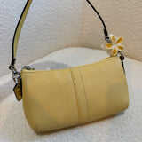 NWT Coach Butter Yellow Pochette Bag