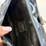Grey Optic Hamptons Clip Shoulder Bag