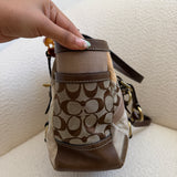 Rare Coach Gold Patchwork Tote Bag