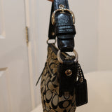 Coach Grey Signature Hobo Bag