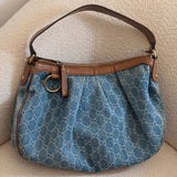 Rare Denim Gucci Hobo Bag