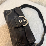 Coach Black Soho Demi Flap Bag