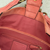 Coach Salmon Suede Soho Flap Bag
