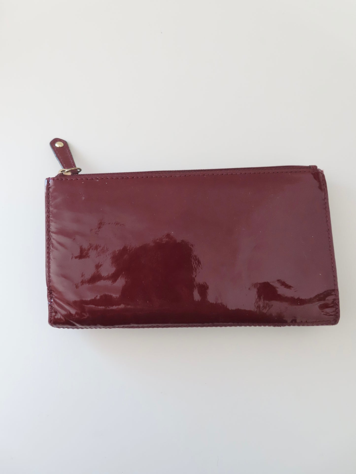 Coach Red Patent Leather Wallet