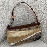 Coach Patchwork Signature Demi Hamptons Bag