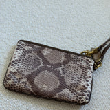 Coach Snakeskin Wristlet