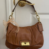 Coach Tan Kristen Leather Shoulder Bag