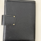Coach Black Legacy Turnlock Planner