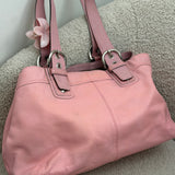 Coach Pink Leather Soho Tote Bag