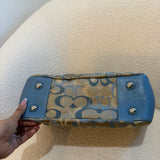 Baby Blue Coach Optic Tote Bag