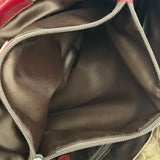 Coach Burgundy Signature Ashley Carry-All Bag