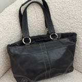 Coach Black Leather Soho Tote Bag