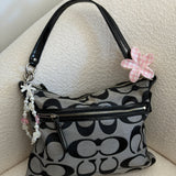 Coach Grey Poppy Shoulder Bag