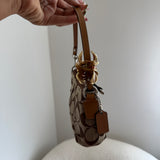 Coach Tan Mini Pochette Bag