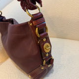 Coach Purple Leather Medium Carly Bag