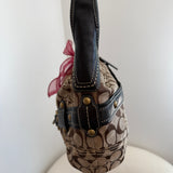 Brown Signature Coach Ergo Belted Shoulder Bag