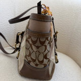 Rare Coach Gold Patchwork Tote Bag