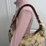 Rare Pink Coach Signature Shoulder Bag
