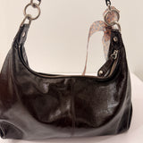 Coach Brown Patent Ashley Shoulder Bag