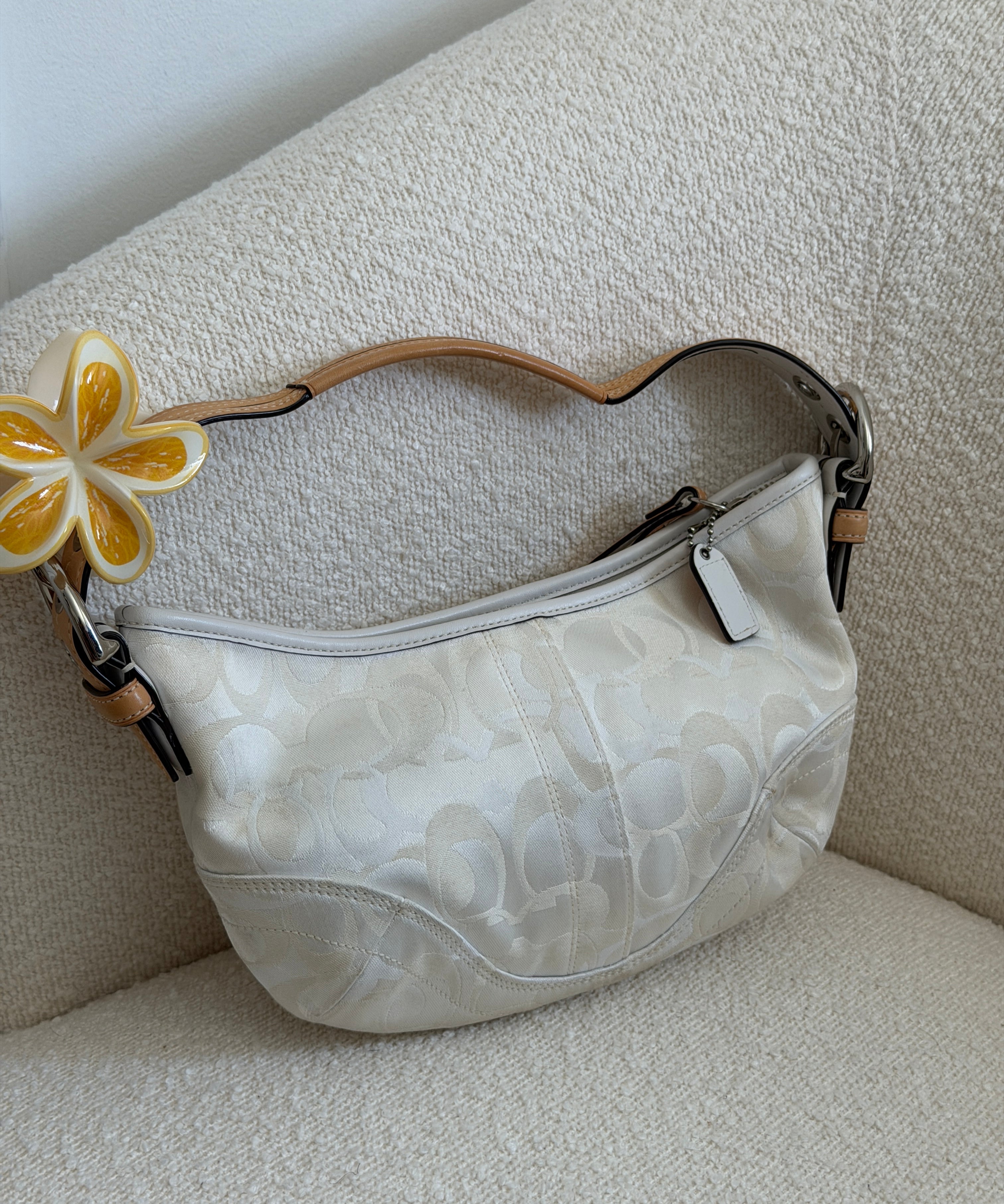 Rare Coach Bumble Bee Signature Mini Hobo Bag